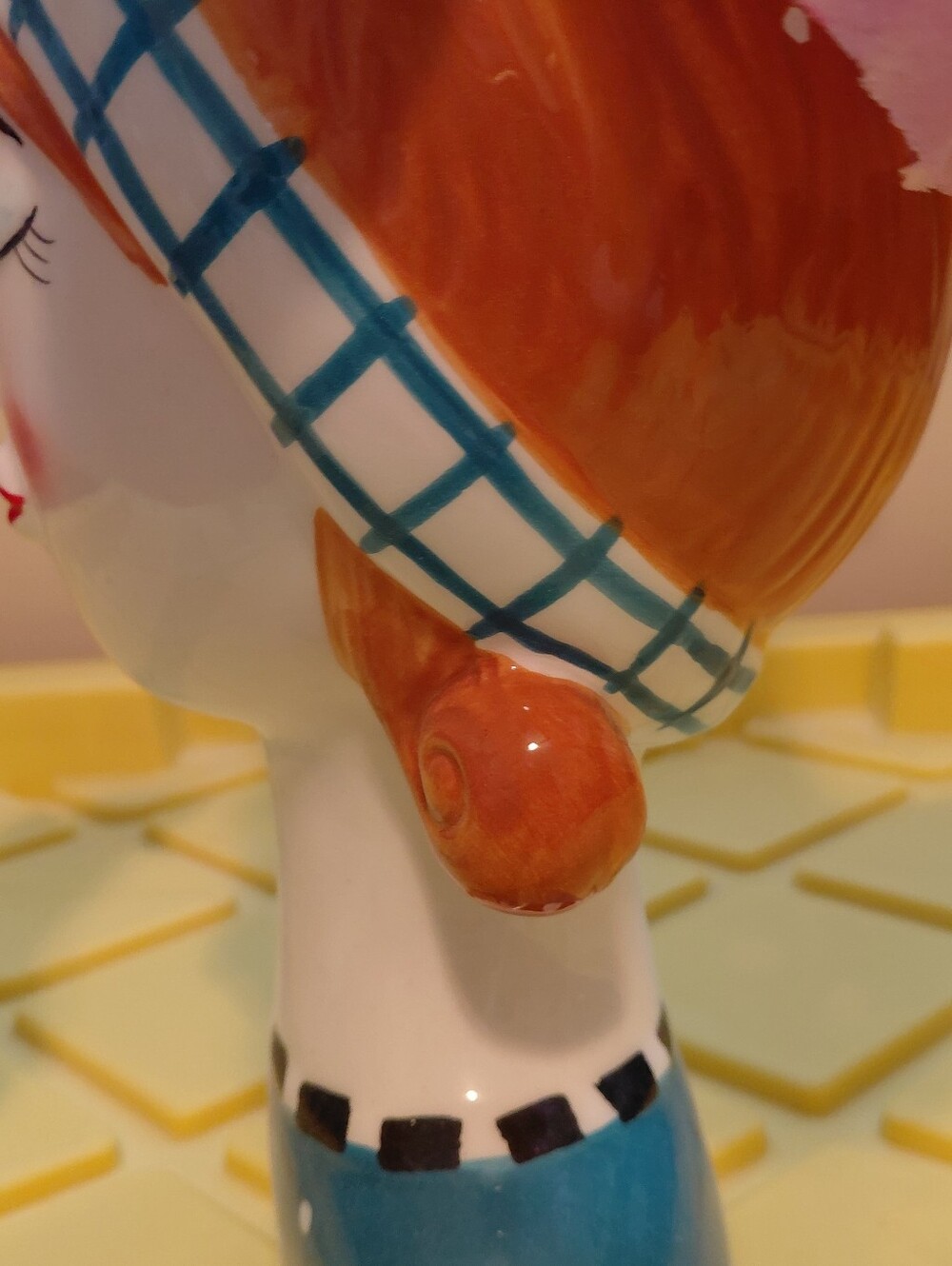 Lady Head Vase Retro Vintage 1950's Look - Picture 4 of 9